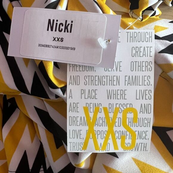 LuLaRoe Nicki Sleeveless A-Line Dress - Size XXS - Picture 4 of 7